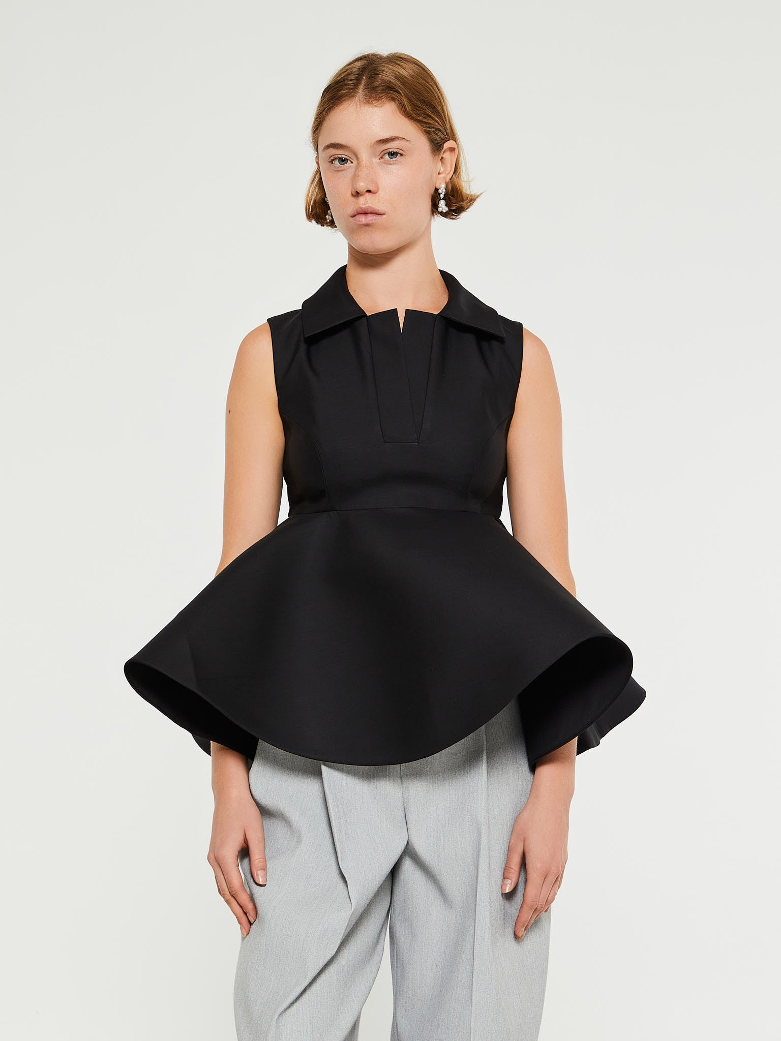 Jacquemus - Le Haut Spalla Top in Black