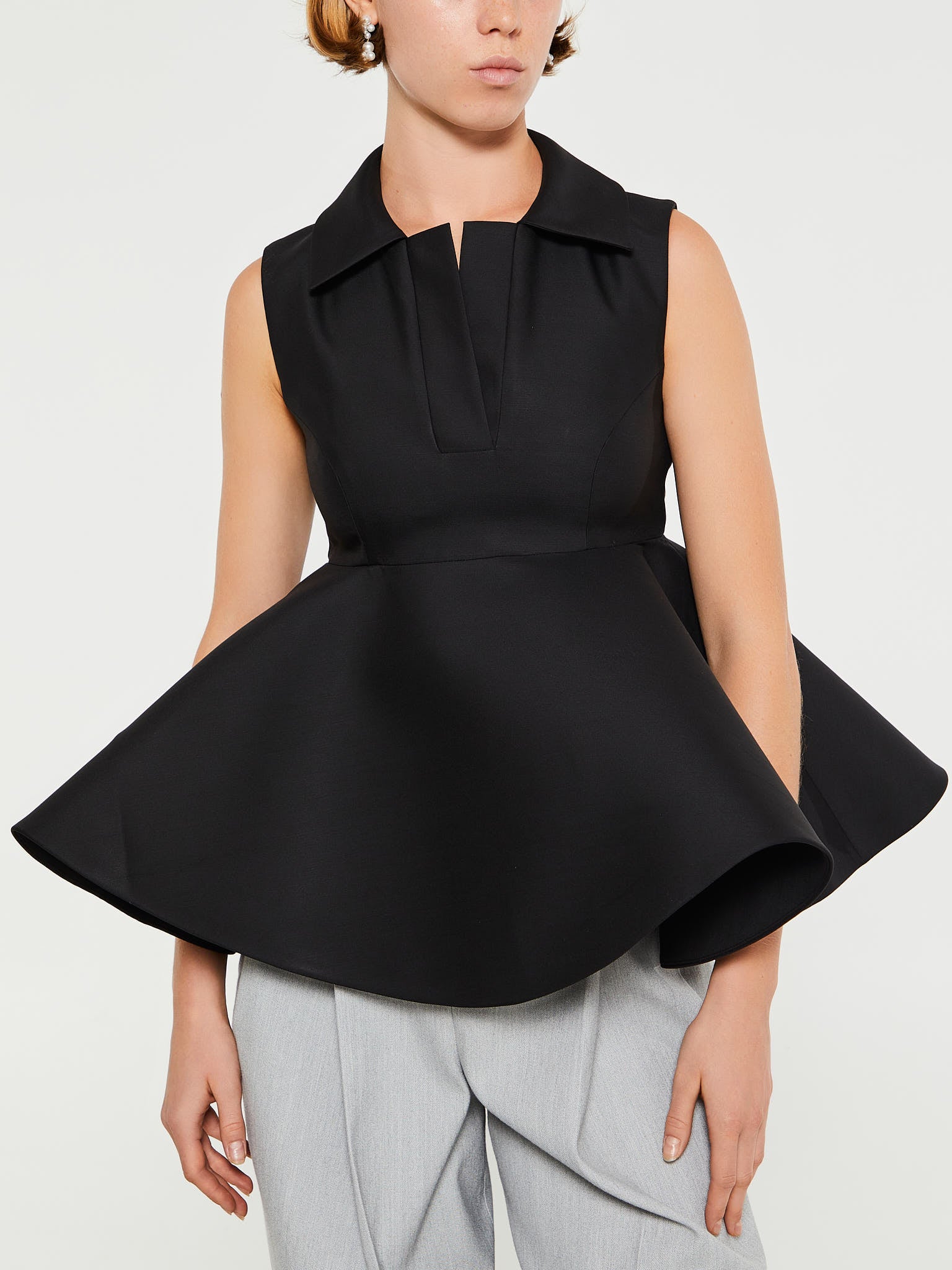 Jacquemus - Le Haut Spalla Top in Black