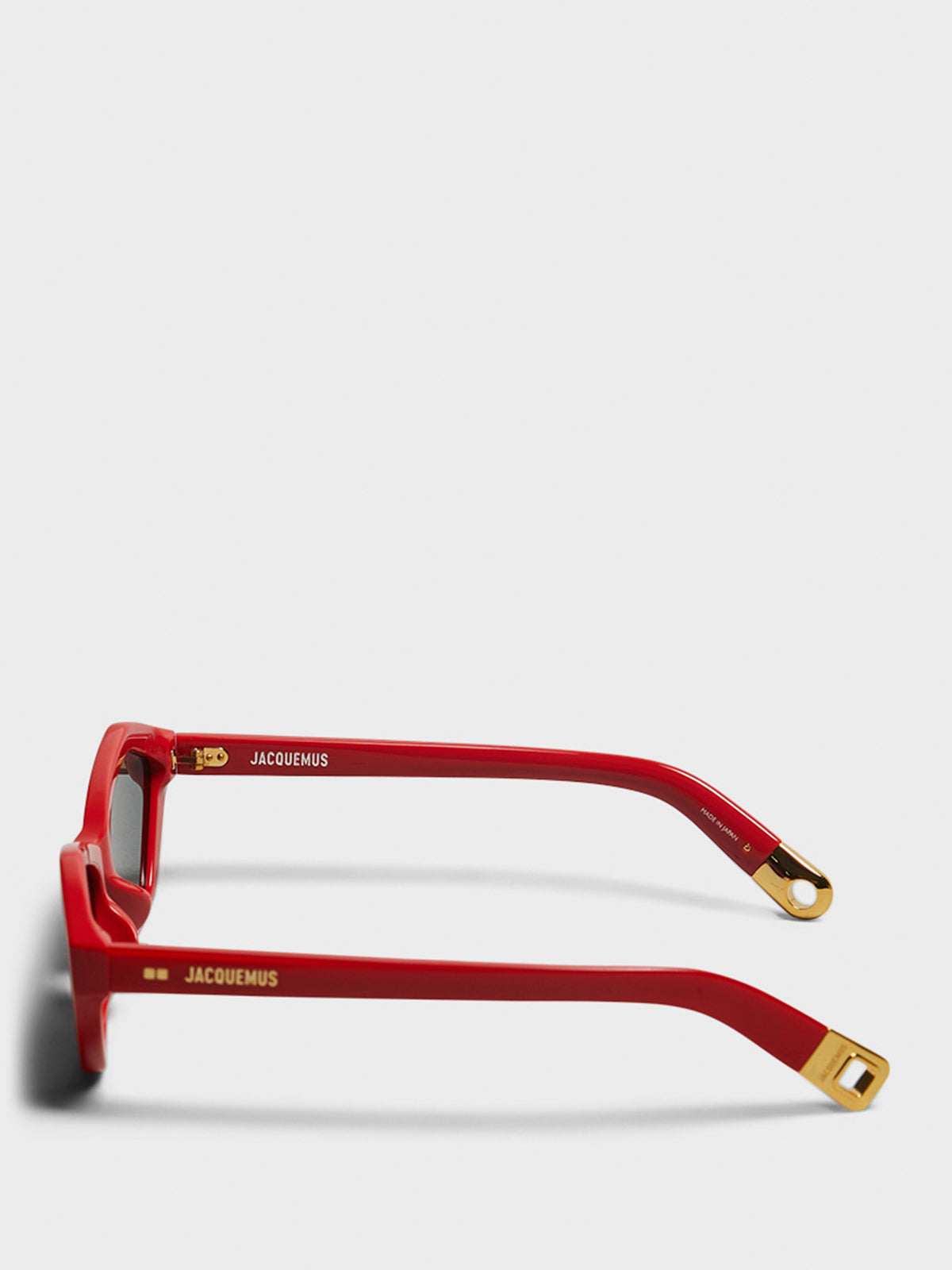 Bambino Sunglasses in Red, Yellow Gold and Grey