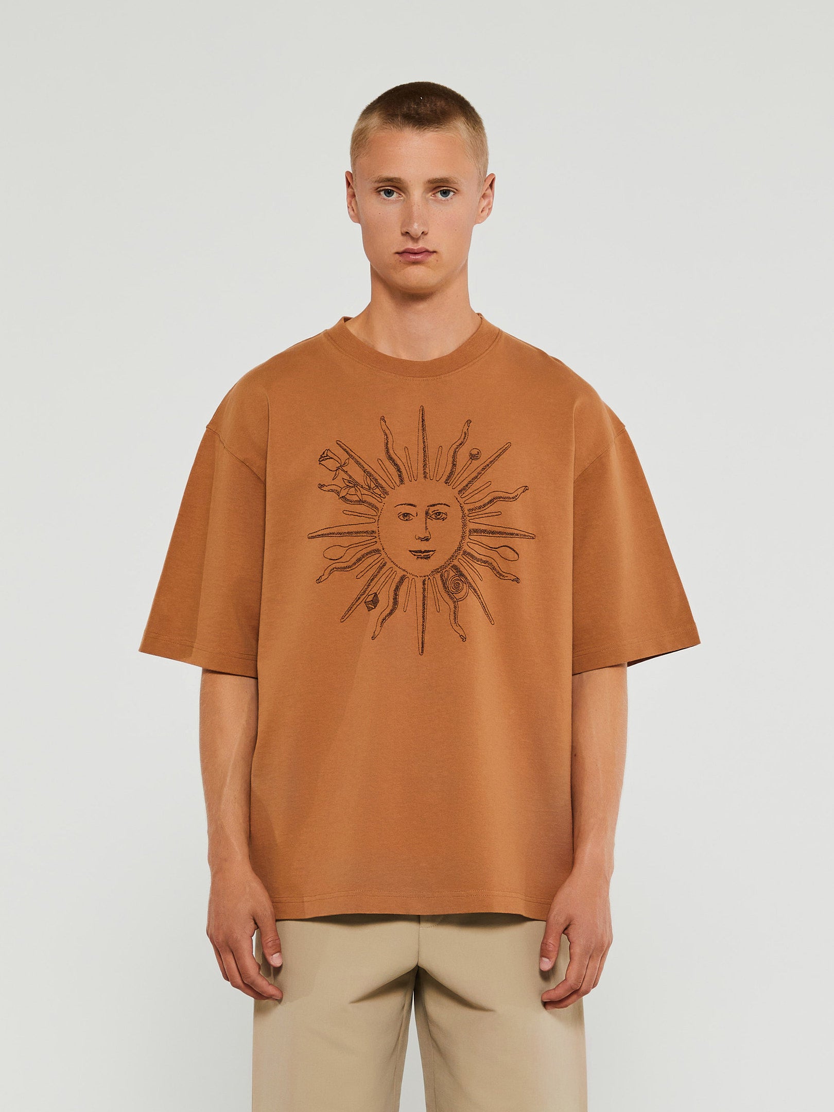 JACQUEMUS - Le T-Shirt Carto in Light Brown