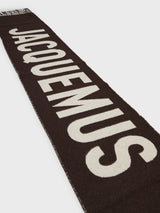 Jacquemus - L'echarpe Jacquemus Scarf in Multi Brown