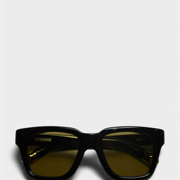 Jacquemus Eyewear - Carino Sunglasses in Black, Silver and Khaki