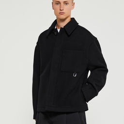 Jacquemus - Le Manteau Court Jacket in Black