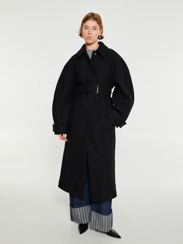 Jacquemus - Le Manteau Bari Coat in Black