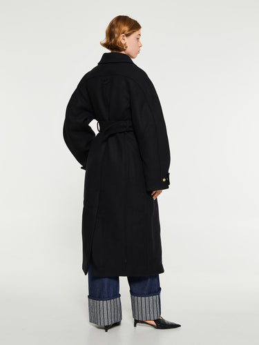 Jacquemus - Le Manteau Bari Coat in Black