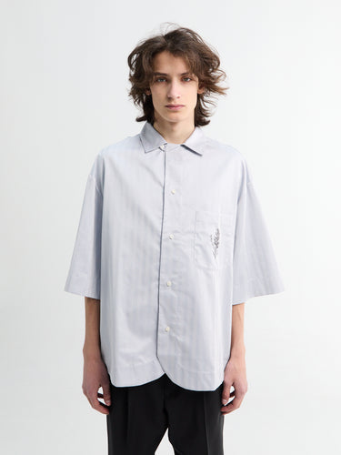 Jacquemus - La Chemise Cardigan in Rosemary Light Blue/BLA