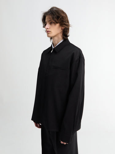 Jacquemus - La Chemise Mecano in Black