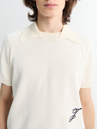 Jacquemus - Le Polo Maille J in Off-White