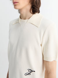 Jacquemus - Le Polo Maille J in Off-White