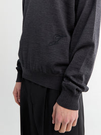 Jacquemus - Le Sweater in Dark Grey