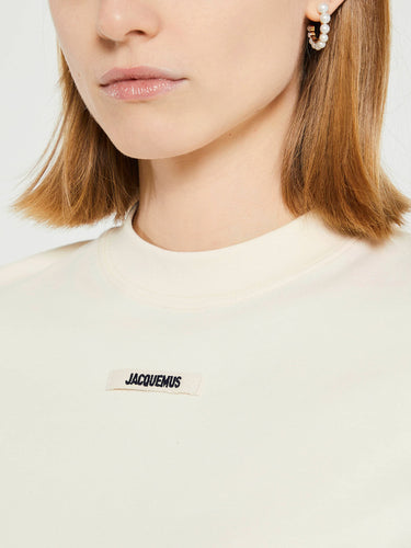 Jacquemus - Le T-Shirt Gros Grain in Light Beige