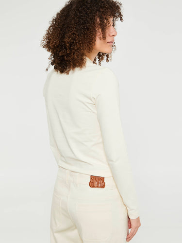 Jacquemus - The Gros Grain Long-Sleeve T-Shirt in Light Beige