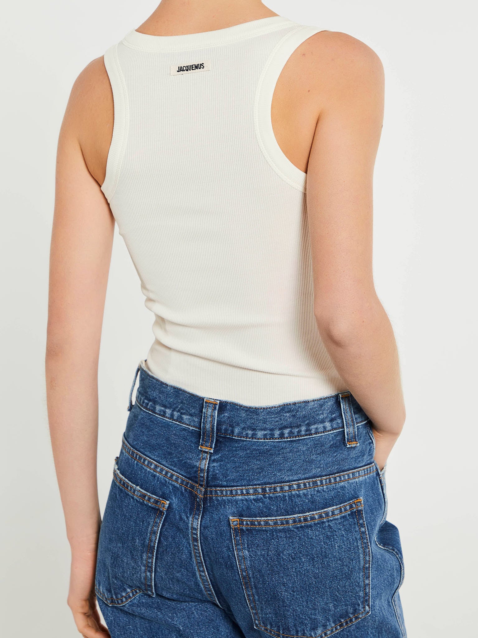 Jacquemus - Le Body Gros Grain in White