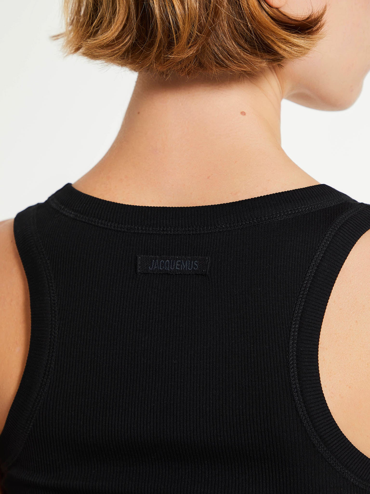 Jacquemus - Le Body Gros Grain Top in Black