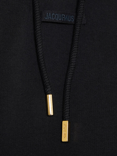 Jacquemus - Le Hoodie Gros Grain in Black