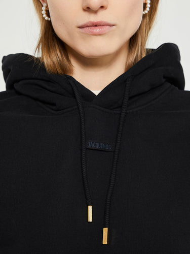 Jacquemus - Le Hoodie Gros Grain in Black