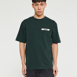 Jacquemus - Le T-Shirt Gros Grain in Dark Green