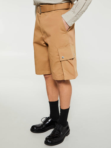 Jacquemus - Le Cargo Bermuda Shorts in Camel