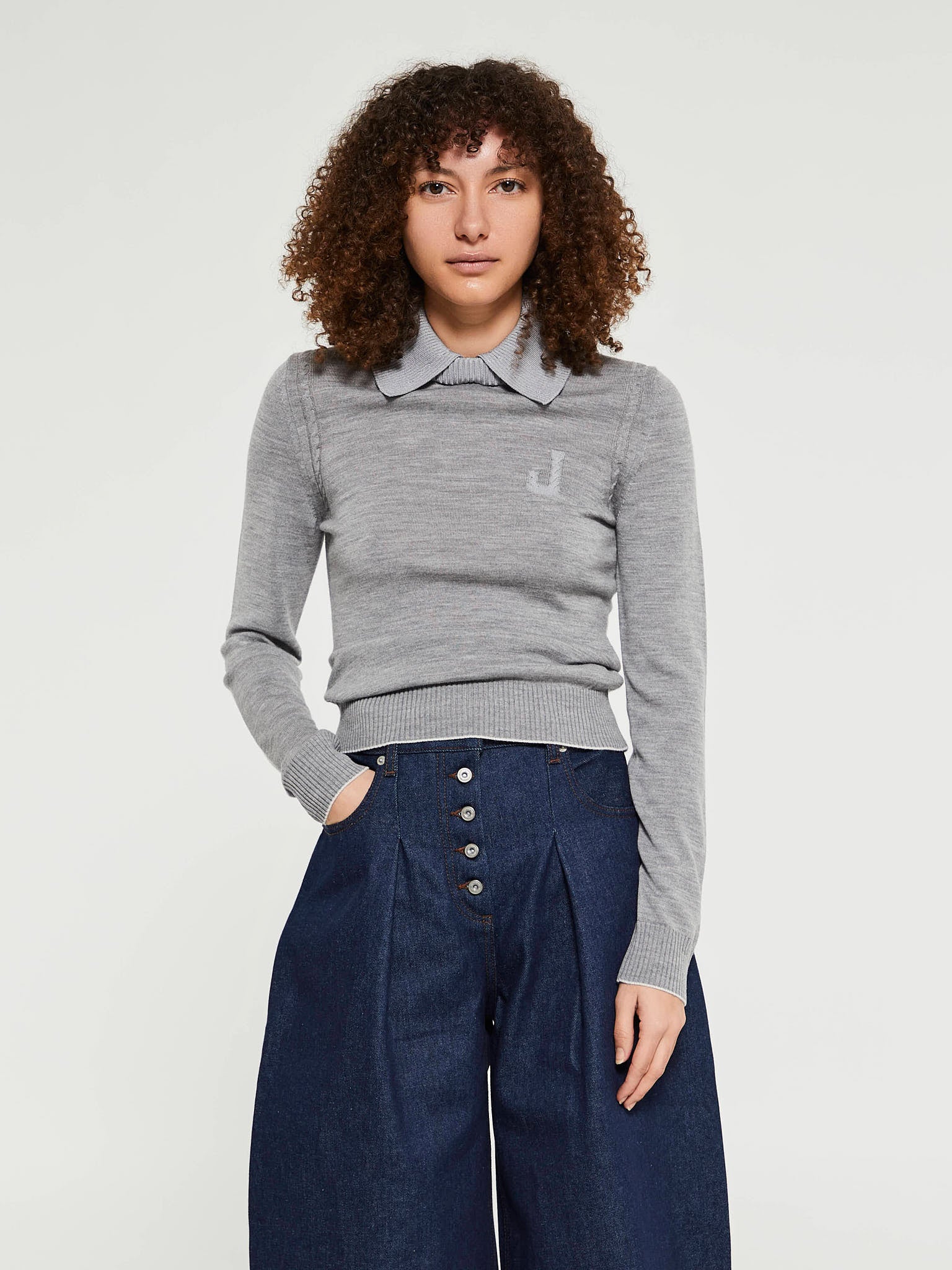 Jacquemus - La Maille Tricot Knit in Grey