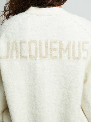 Jacquemus - Le Cardigan Jacquemus in Light Beige