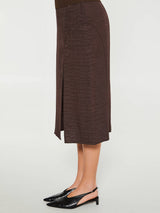 Jacquemus - La Jupe Notte Skirt in Croco Brown