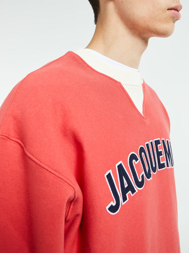 Jacquemus - Le Sweatshirt Baseball in Multi-Red