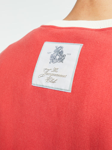 Jacquemus - Le Sweatshirt Baseball in Multi-Red