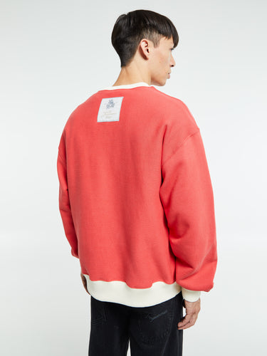 Jacquemus - Le Sweatshirt Baseball in Multi-Red