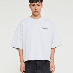 Jacquemus - Le T-Shirt Corto in Uni Club Grey