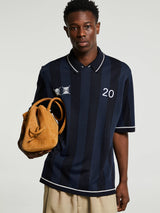 Jacquemus - Le Polo Liga Shirt in Dark Navy