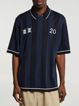 Jacquemus - Le Polo Liga Shirt in Dark Navy