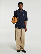 Jacquemus - Le Polo Liga Shirt in Dark Navy