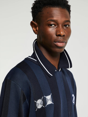 Jacquemus - Le Polo Liga Shirt in Dark Navy
