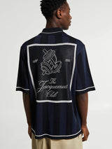 Jacquemus - Le Polo Liga Shirt in Dark Navy