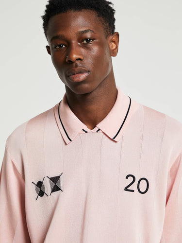 Jacquemus - Le Polo Liga Shirt in Light Pink