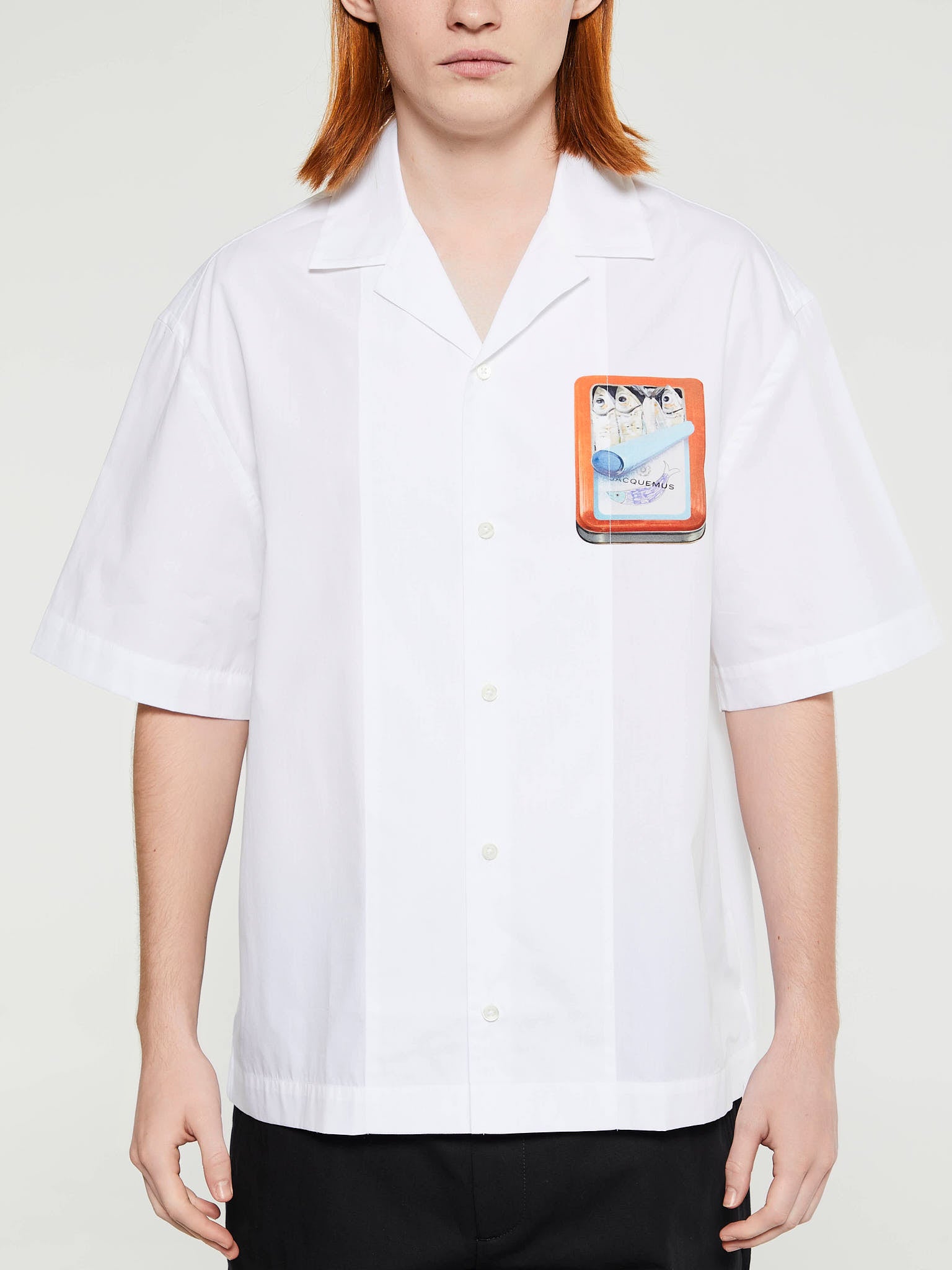 Jacquemus - La Chemise Jean Shirt in Boite Sardines Orange