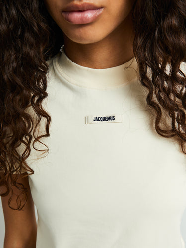 Jacquemus - Le T-Shirt Gros Grain in Light Beige