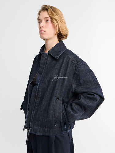 Jacquemus - La Veste De-Nimes Canevas Jacket in Dark Navy