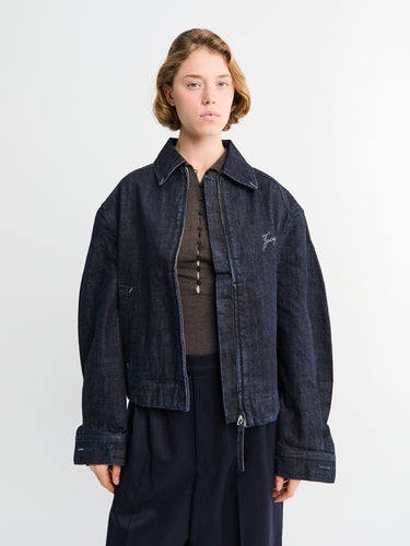 Jacquemus - La Veste De-Nimes Canevas Jacket in Dark Navy