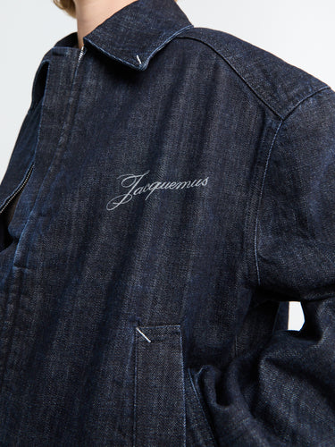 Jacquemus - La Veste De-Nimes Canevas Jacket in Dark Navy