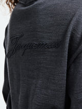 Jacquemus - Le Cardigan Brode in Dark Grey