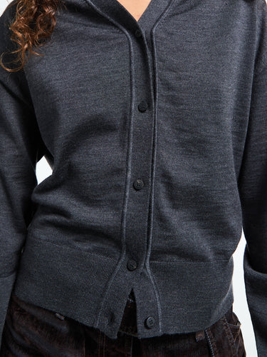 Jacquemus - Le Cardigan Brode in Dark Grey