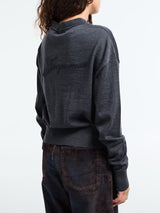 Jacquemus - Le Cardigan Brode in Dark Grey