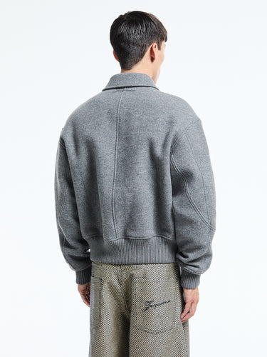 Jacquemus - Le Bomber Feltro Jacket in Grey