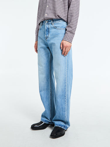 Jacquemus - Le De-Nimes Droit in Blue and Tabac