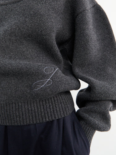 Jacquemus - La Maille Pallone in Dark Grey