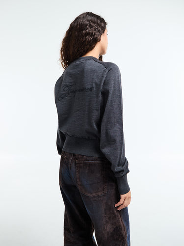 Jacquemus - Le Sweater Brode in Dark Grey