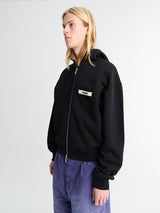 Jacquemus - Le Hoodie Zip Gros Grain in Black