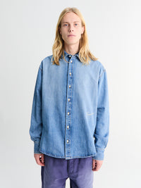 Jacquemus - La Chemise De Nimes Simon Shirt in Blue Tabac