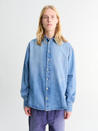 Jacquemus - La Chemise De Nimes Simon Shirt in Blue Tabac